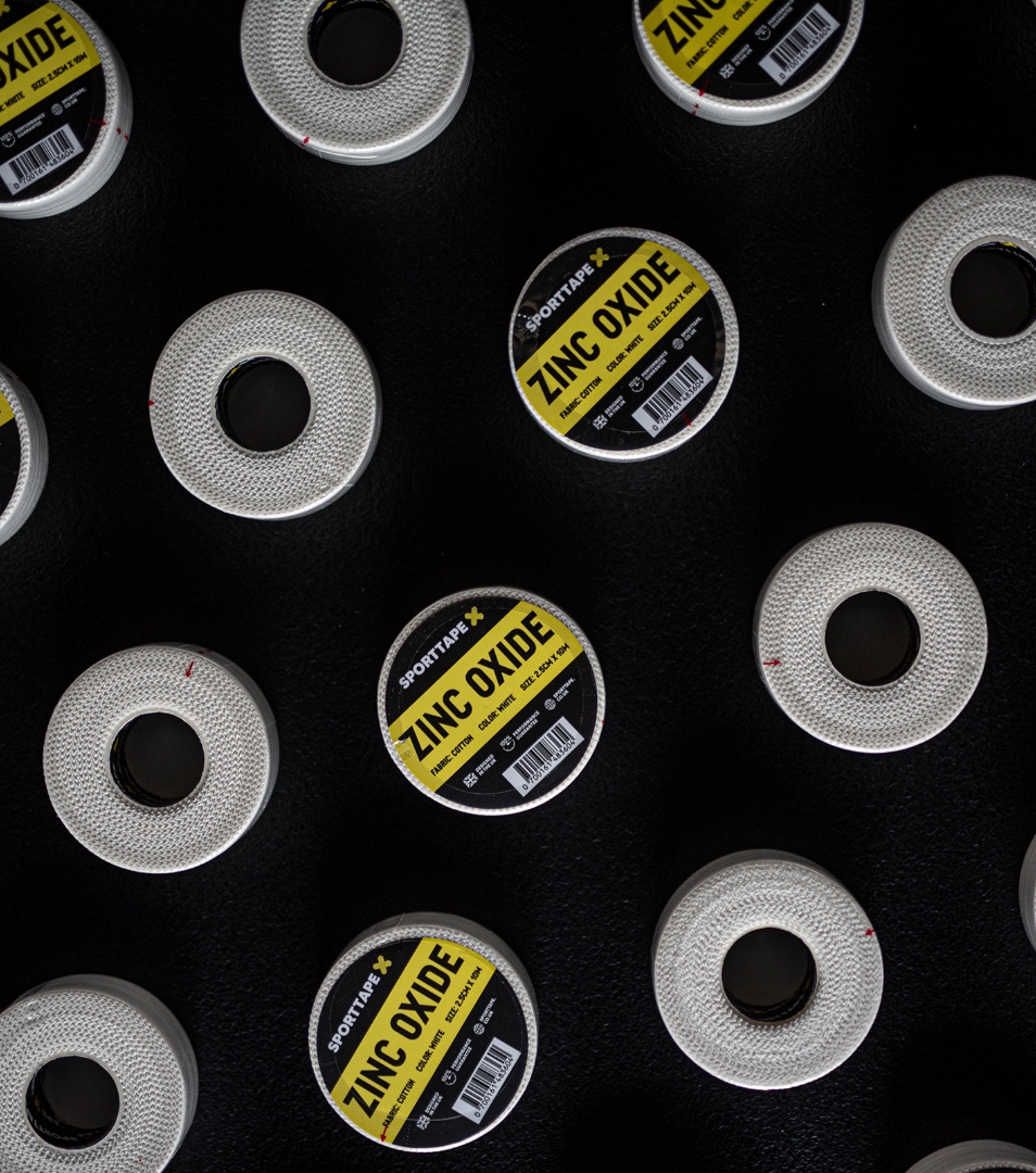 Sporttape zink oxid tape 2,5 cm x 10 m